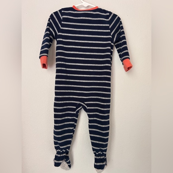 18 Month Carter’s Zip Up Pajama Fleece - Picture 3 of 6